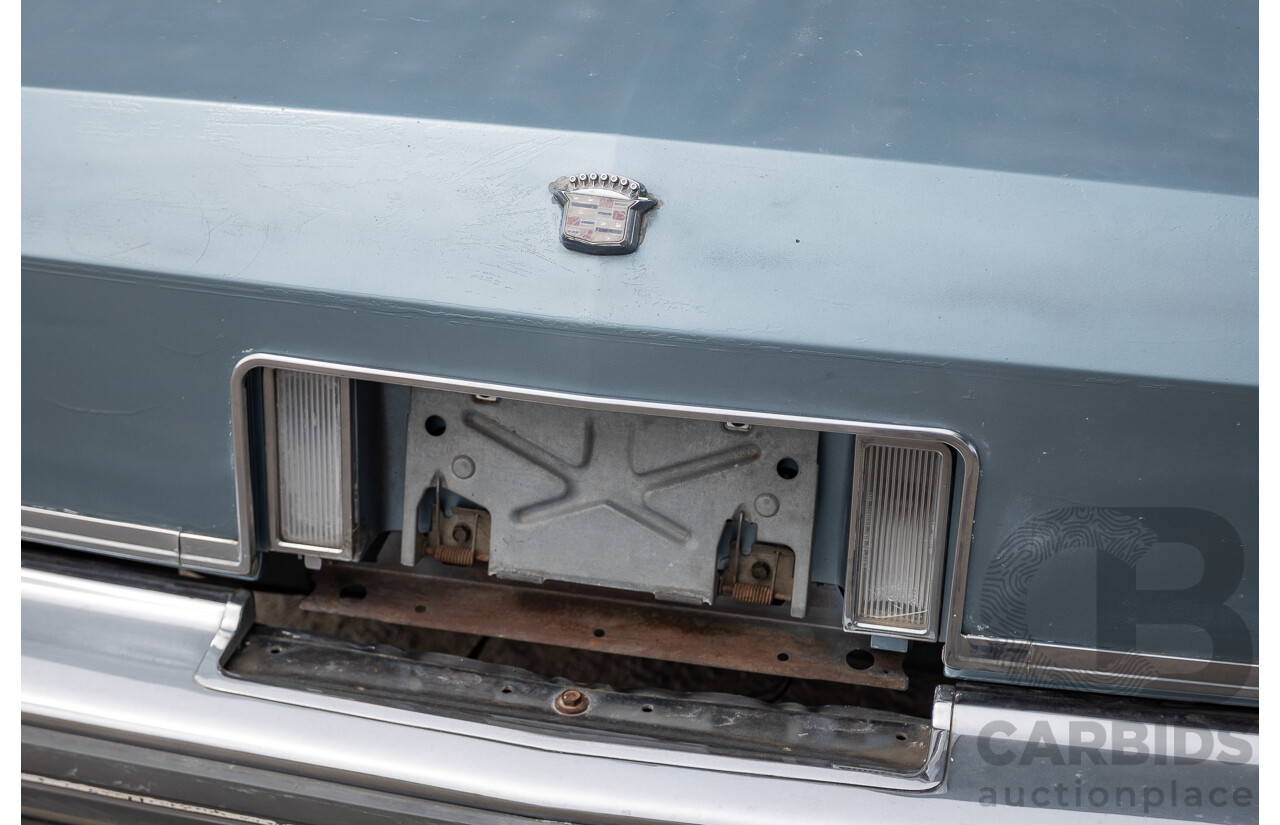 01/1981 Cadillac DeVille 4d Sedan Blue / Grey V8 5.0L