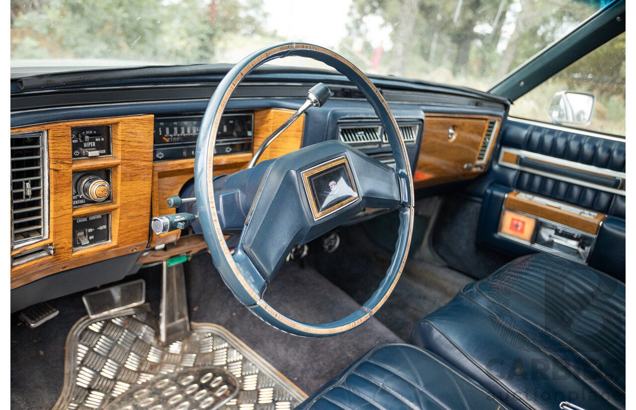 01/1981 Cadillac DeVille 4d Sedan Blue / Grey V8 5.0L
