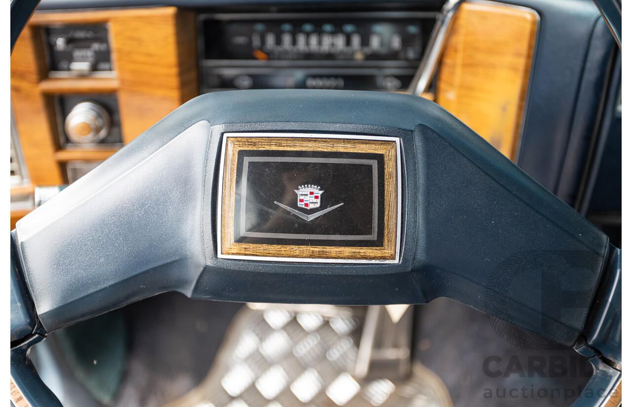 01/1981 Cadillac DeVille 4d Sedan Blue / Grey V8 5.0L