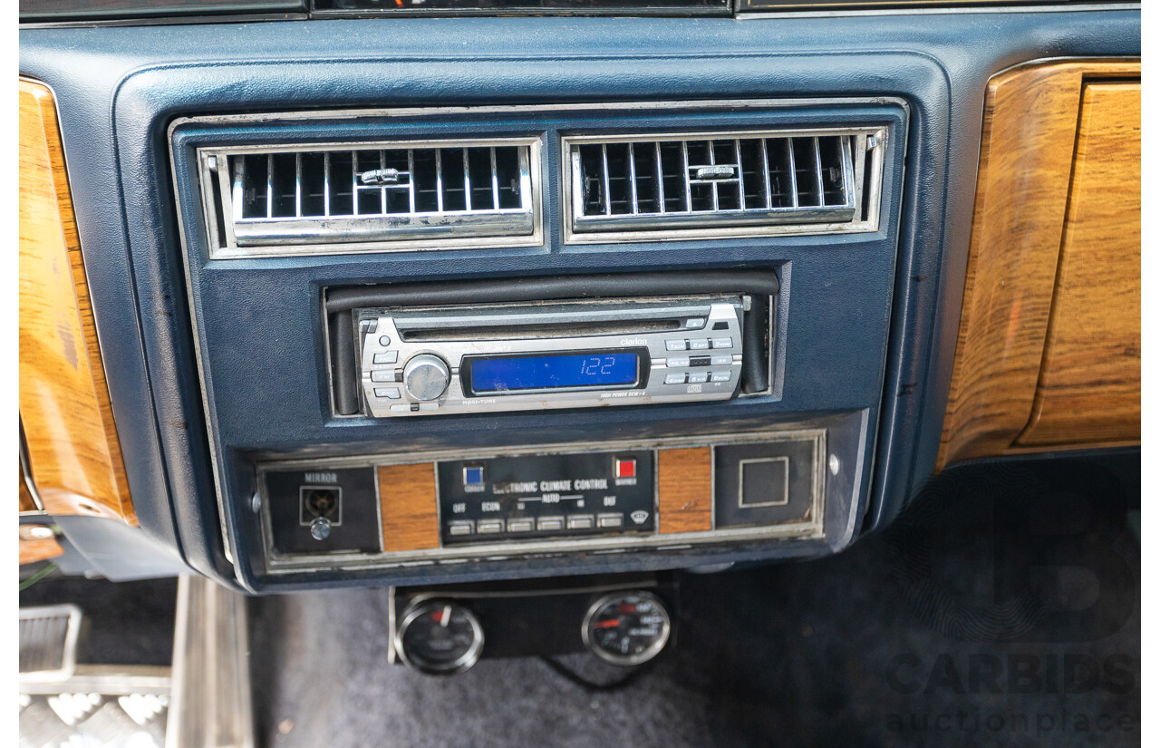 01/1981 Cadillac DeVille 4d Sedan Blue / Grey V8 5.0L