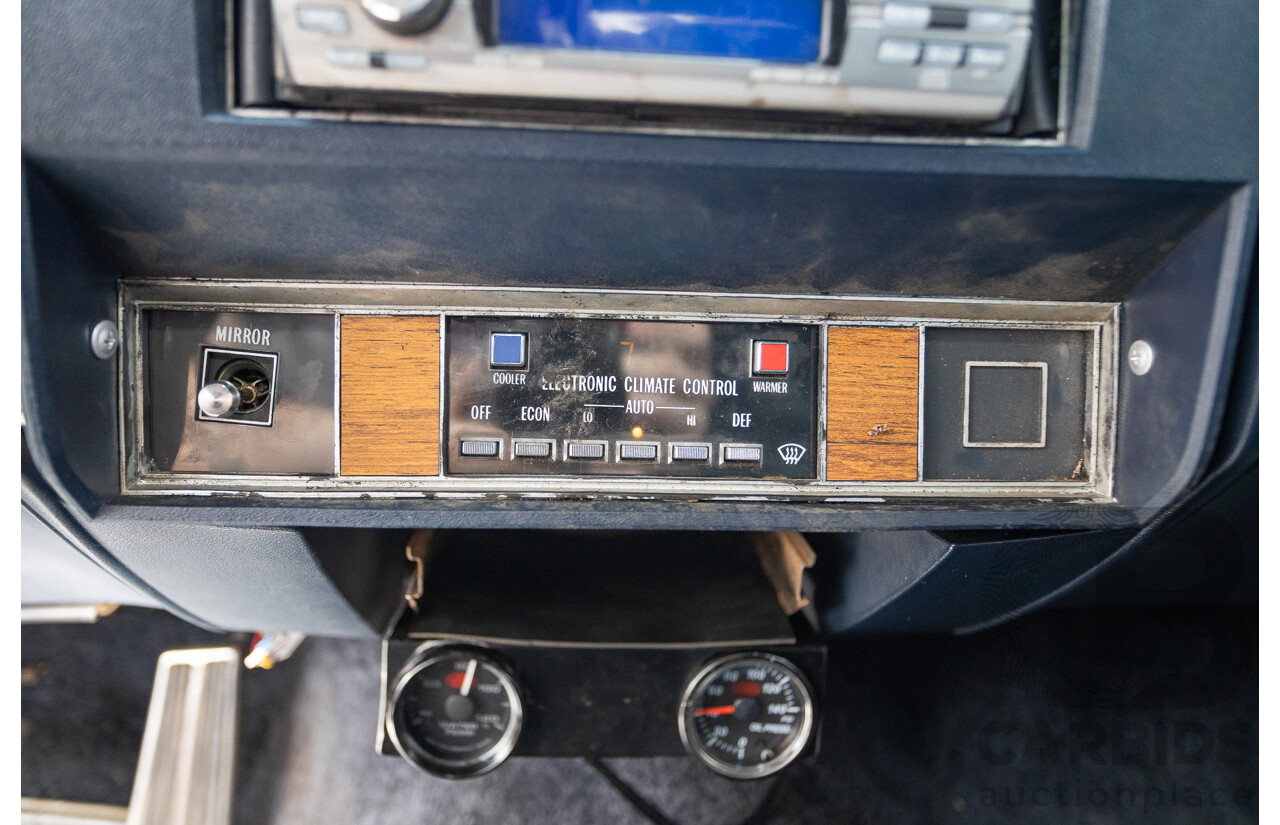 01/1981 Cadillac DeVille 4d Sedan Blue / Grey V8 5.0L