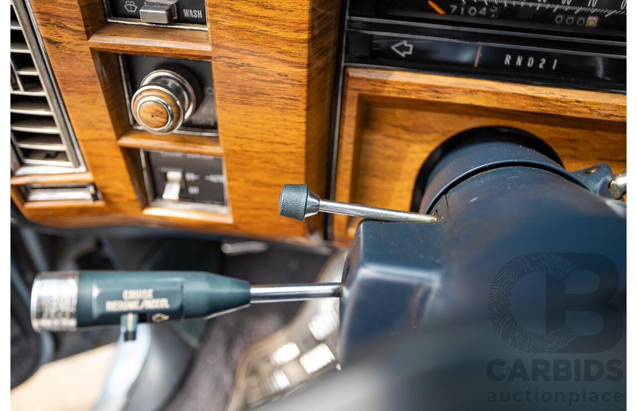 01/1981 Cadillac DeVille 4d Sedan Blue / Grey V8 5.0L