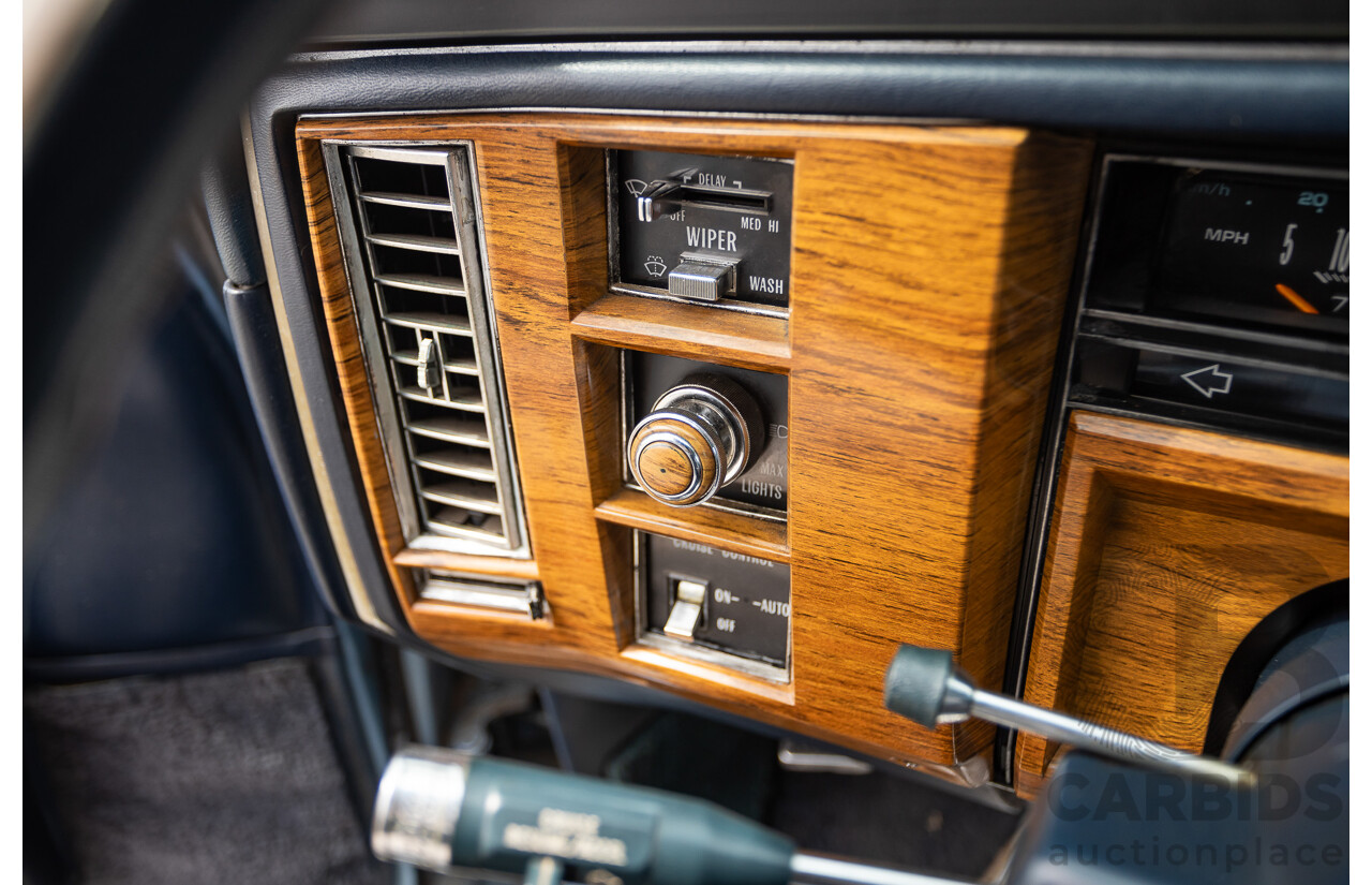 01/1981 Cadillac DeVille 4d Sedan Blue / Grey V8 5.0L