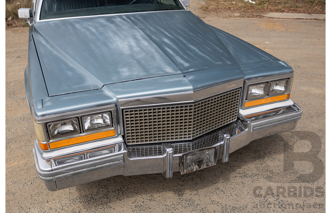 01/1981 Cadillac DeVille 4d Sedan Blue / Grey V8 5.0L