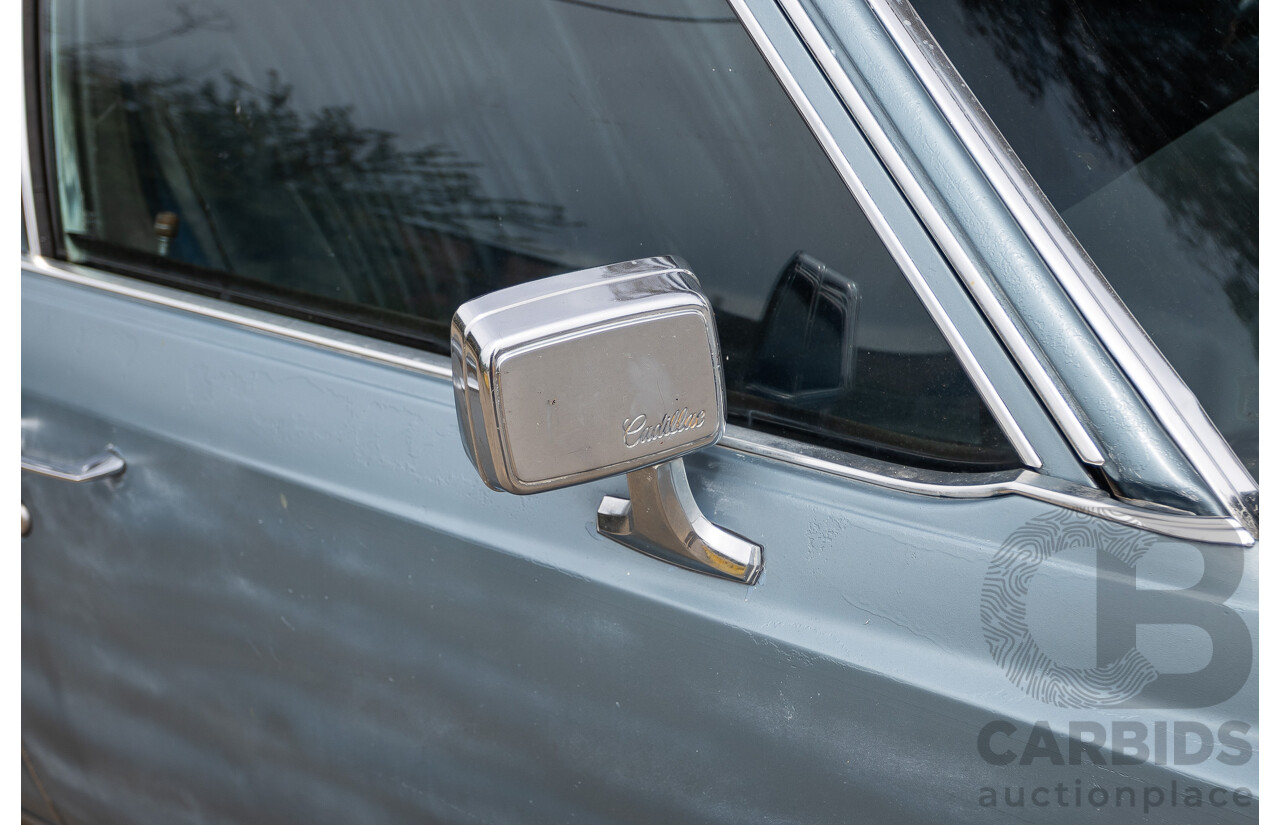 01/1981 Cadillac DeVille 4d Sedan Blue / Grey V8 5.0L