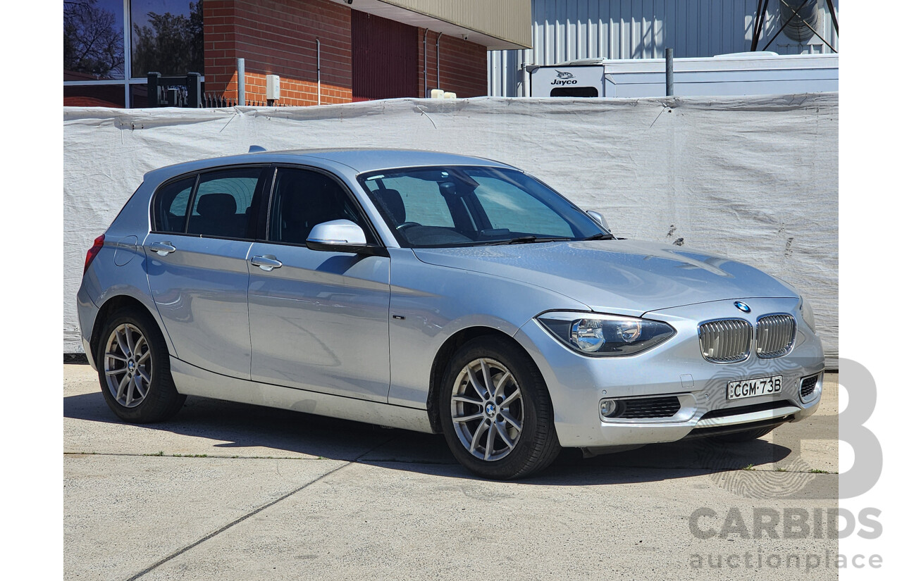 3/2012 Bmw 1 18i F20 5d Hatchback Silver 1.6L