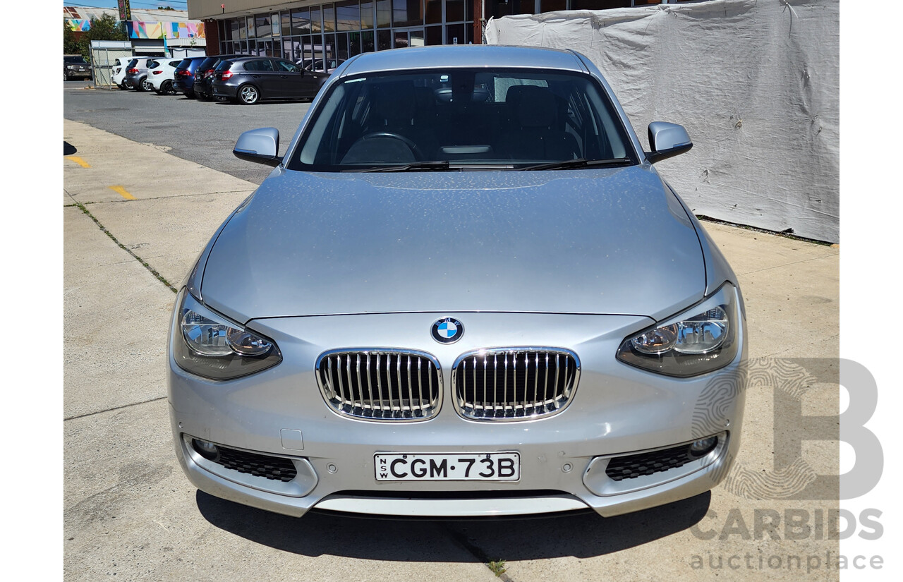 3/2012 Bmw 1 18i F20 5d Hatchback Silver 1.6L