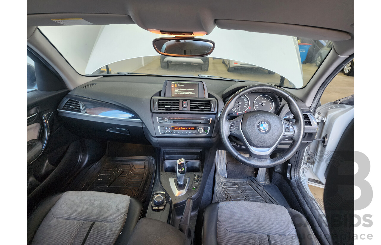 3/2012 Bmw 1 18i F20 5d Hatchback Silver 1.6L