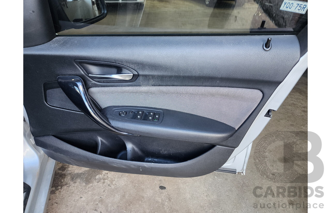 3/2012 Bmw 1 18i F20 5d Hatchback Silver 1.6L