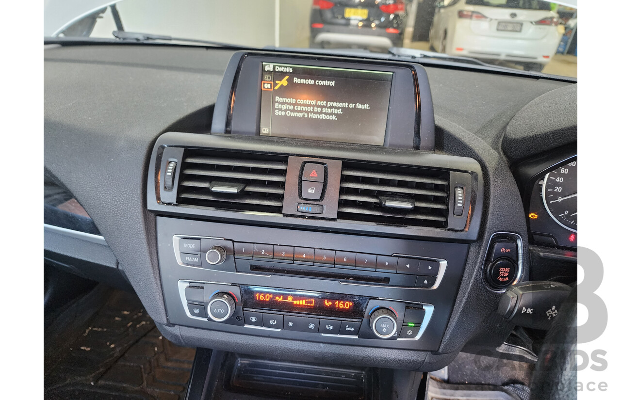 3/2012 Bmw 1 18i F20 5d Hatchback Silver 1.6L