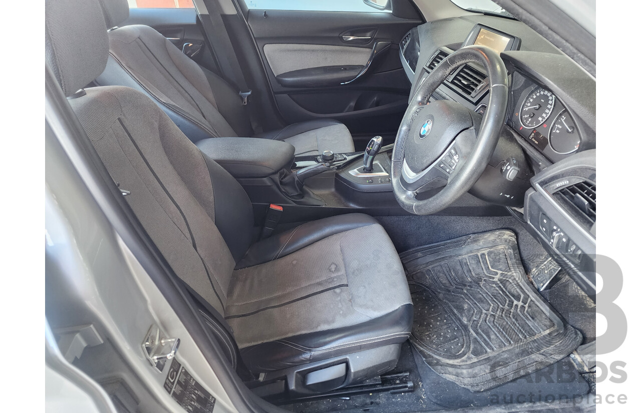 3/2012 Bmw 1 18i F20 5d Hatchback Silver 1.6L