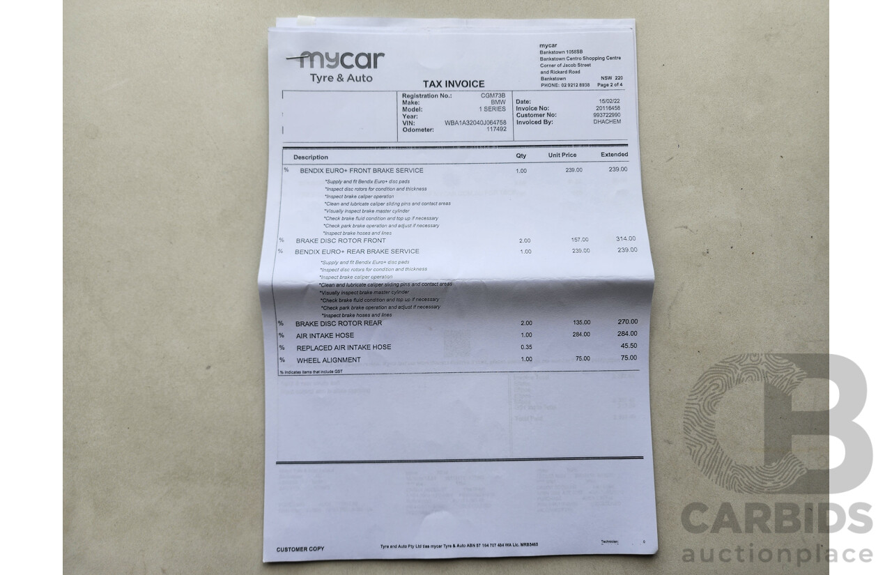 3/2012 Bmw 1 18i F20 5d Hatchback Silver 1.6L
