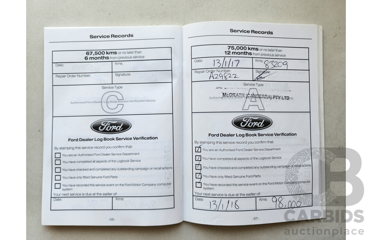 7/2013 Ford Kuga Trend (awd) TF 4d Wagon White 2.0L