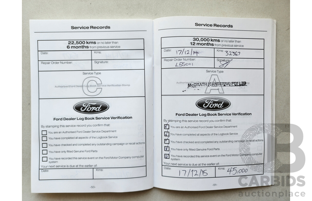 7/2013 Ford Kuga Trend (awd) TF 4d Wagon White 2.0L