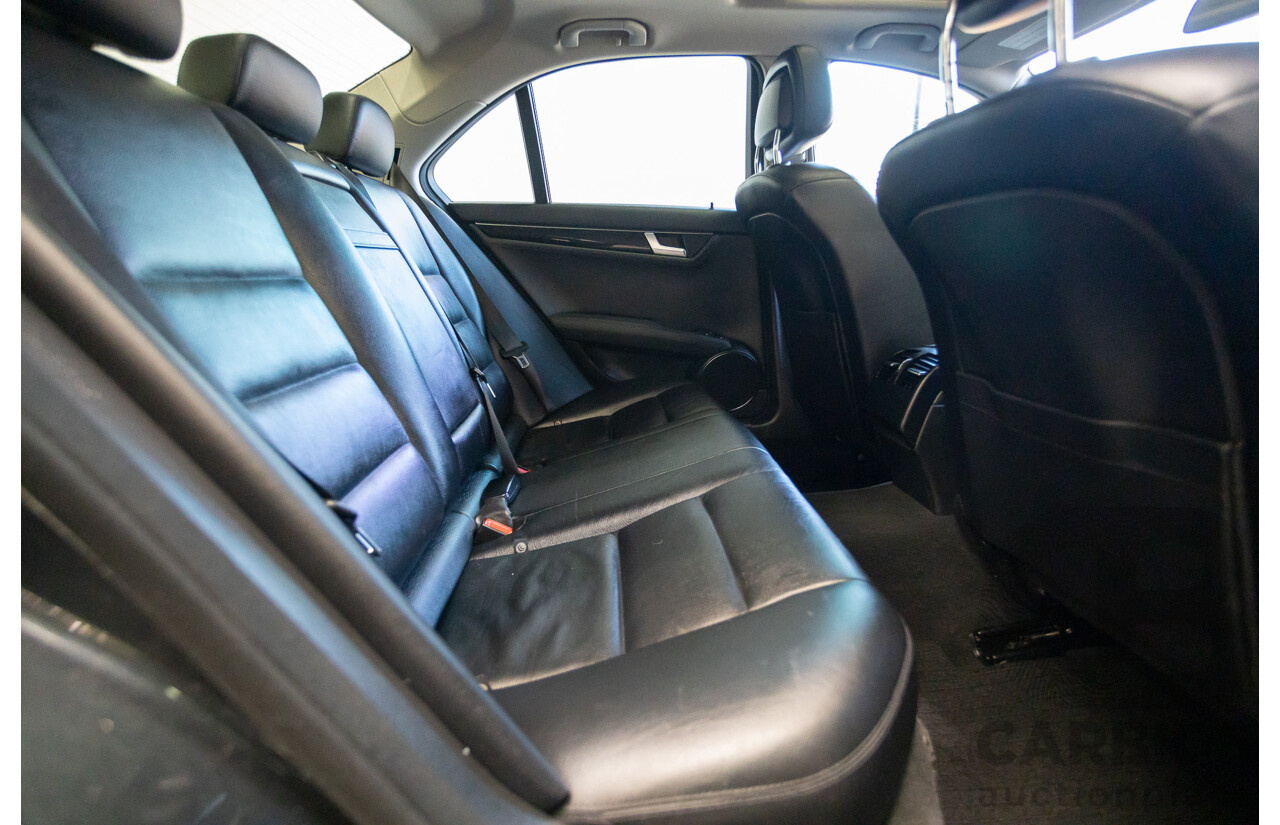 06/2011 Mercedes-Benz C250 CGI Avantgarde W204 MY10 UPGRADE 4D Sedan Magnetite Black Metallic 1.8L