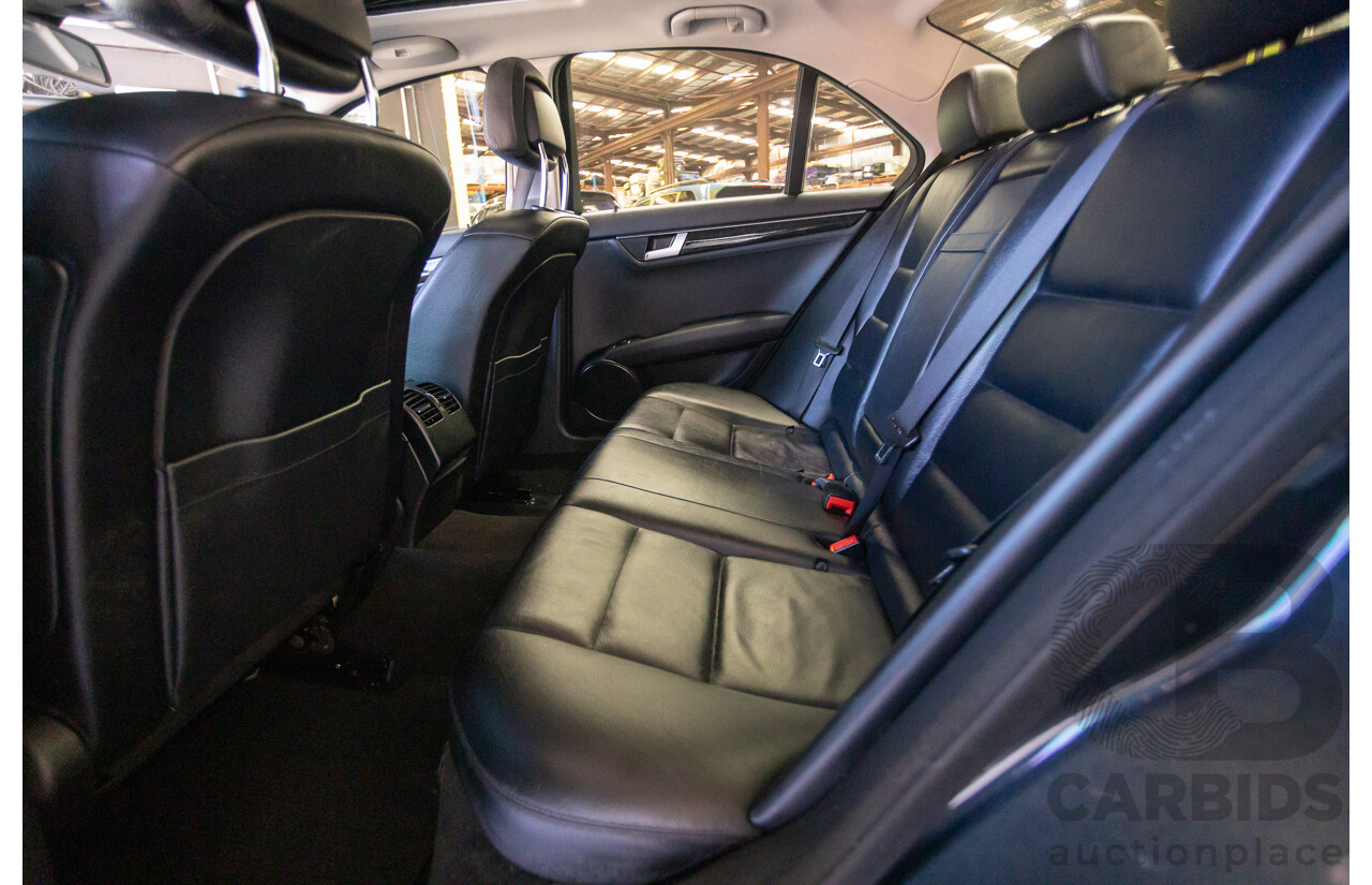 06/2011 Mercedes-Benz C250 CGI Avantgarde W204 MY10 UPGRADE 4D Sedan Magnetite Black Metallic 1.8L