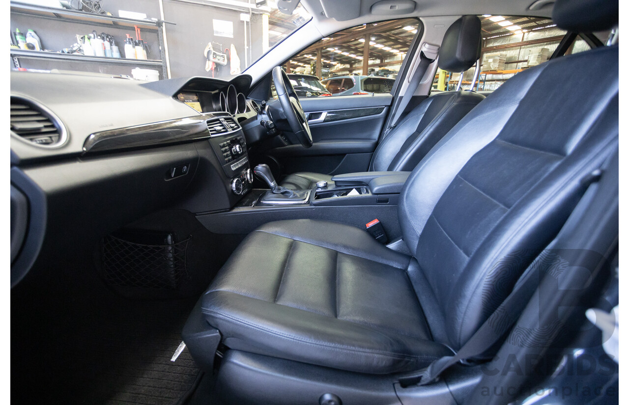 06/2011 Mercedes-Benz C250 CGI Avantgarde W204 MY10 UPGRADE 4D Sedan Magnetite Black Metallic 1.8L