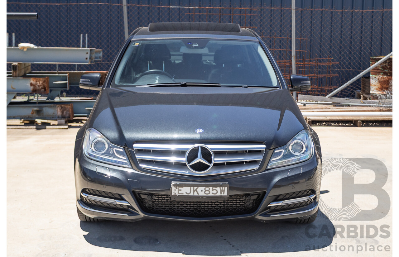 06/2011 Mercedes-Benz C250 CGI Avantgarde W204 MY10 UPGRADE 4D Sedan Magnetite Black Metallic 1.8L