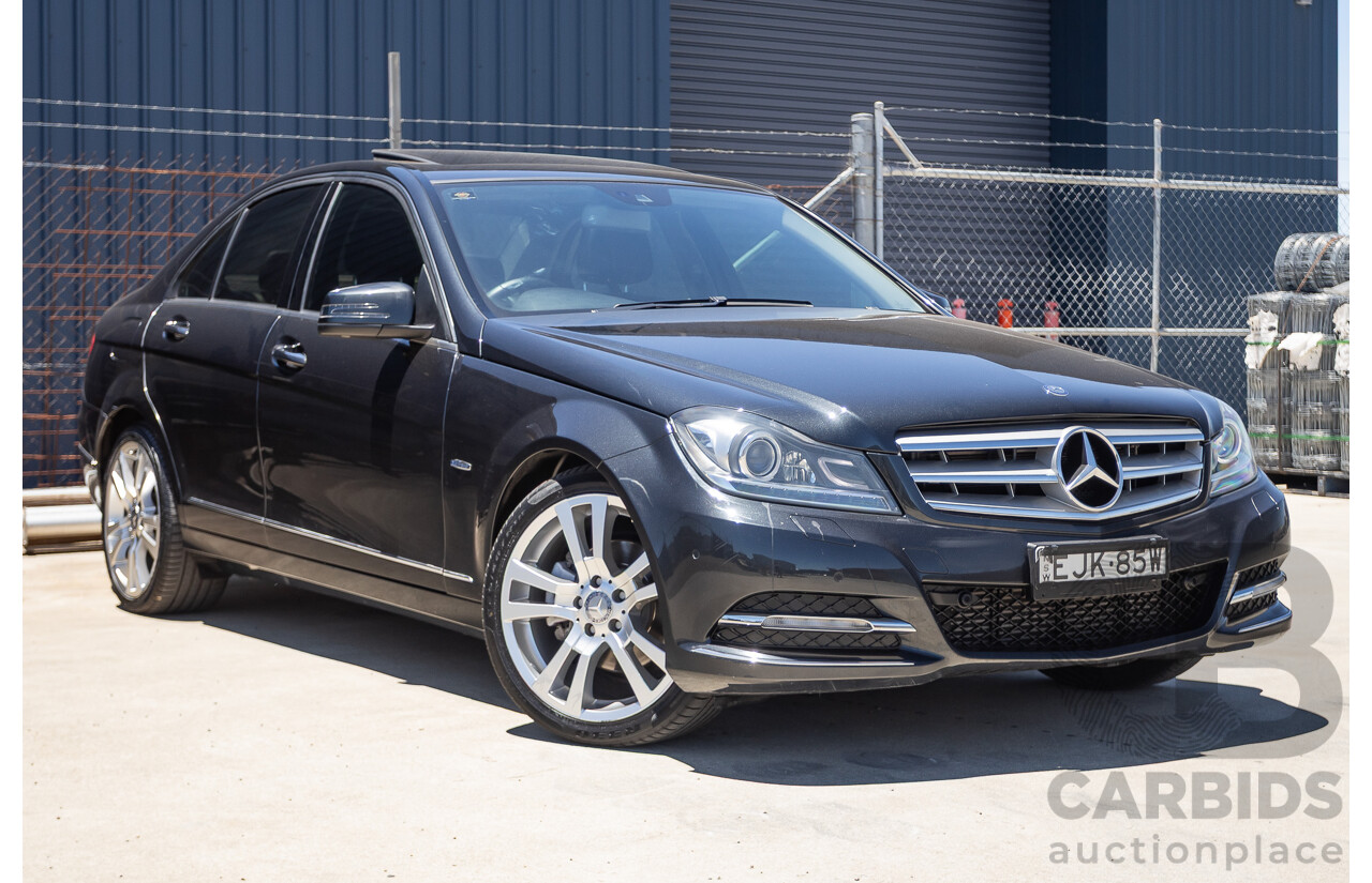 06/2011 Mercedes-Benz C250 CGI Avantgarde W204 MY10 UPGRADE 4D Sedan Magnetite Black Metallic 1.8L