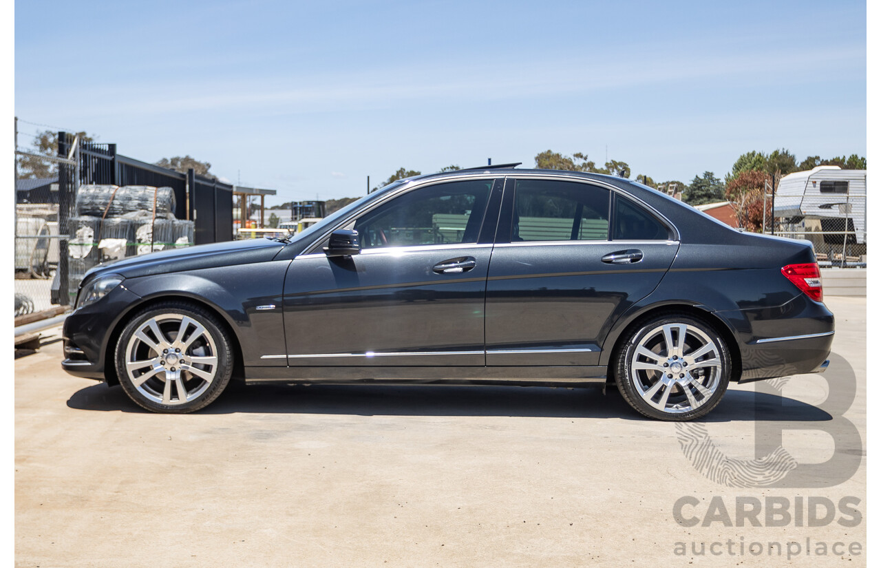 06/2011 Mercedes-Benz C250 CGI Avantgarde W204 MY10 UPGRADE 4D Sedan Magnetite Black Metallic 1.8L