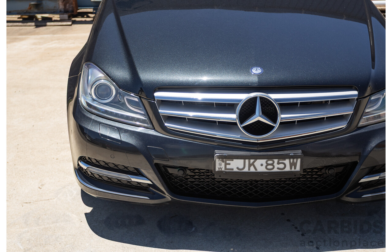 06/2011 Mercedes-Benz C250 CGI Avantgarde W204 MY10 UPGRADE 4D Sedan Magnetite Black Metallic 1.8L