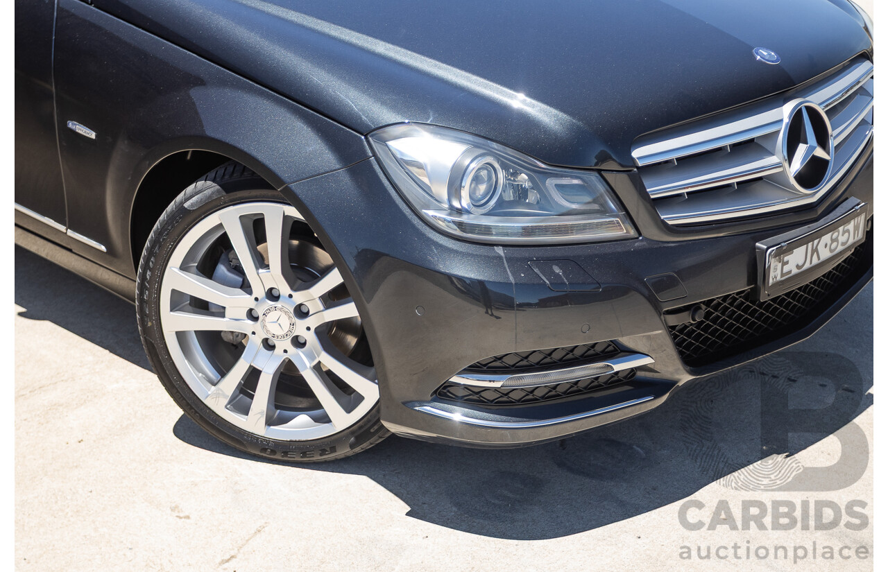 06/2011 Mercedes-Benz C250 CGI Avantgarde W204 MY10 UPGRADE 4D Sedan Magnetite Black Metallic 1.8L