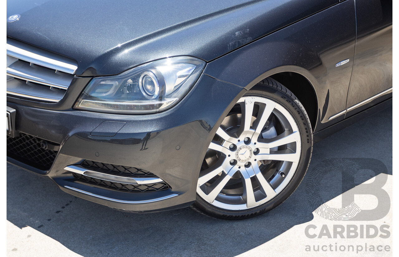 06/2011 Mercedes-Benz C250 CGI Avantgarde W204 MY10 UPGRADE 4D Sedan Magnetite Black Metallic 1.8L