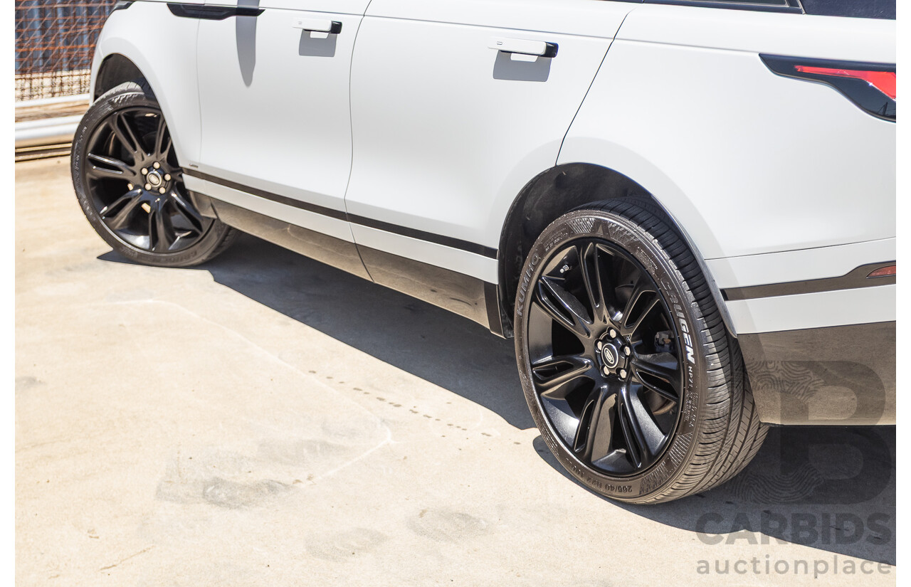 09/2017 Range Rover Velar D240 R-DYNAMIC S (AWD) MY18 4D Wagon Glacier White Turbo Diesel 2.0L