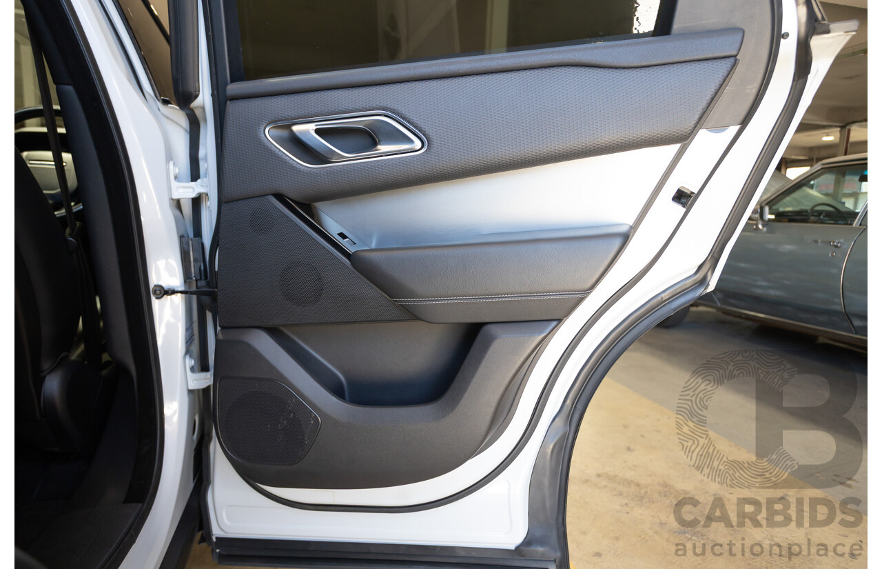 09/2017 Range Rover Velar D240 R-DYNAMIC S (AWD) MY18 4D Wagon Glacier White Turbo Diesel 2.0L