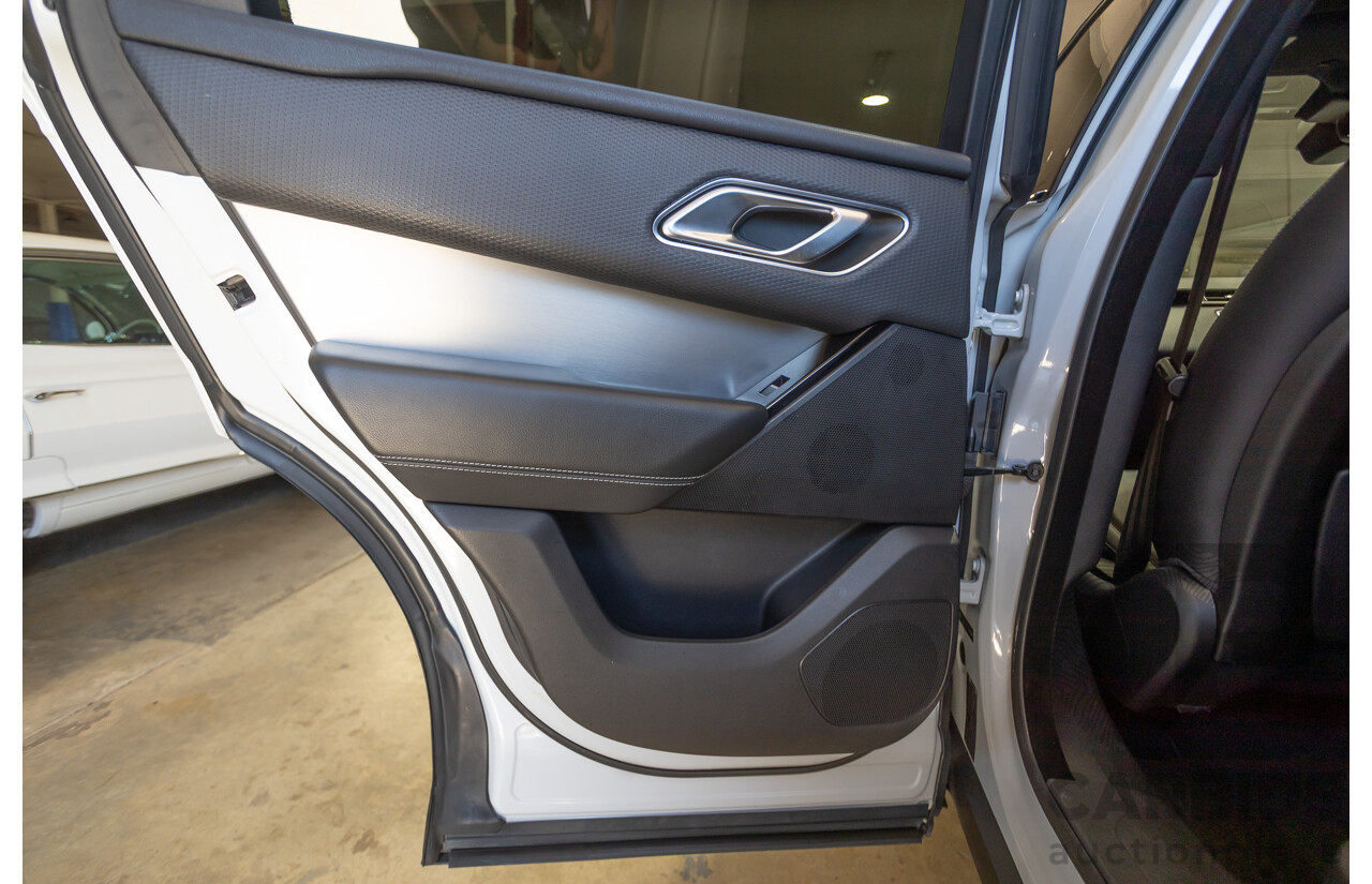 09/2017 Range Rover Velar D240 R-DYNAMIC S (AWD) MY18 4D Wagon Glacier White Turbo Diesel 2.0L