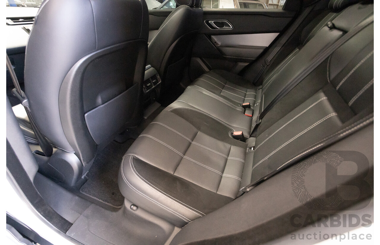 09/2017 Range Rover Velar D240 R-DYNAMIC S (AWD) MY18 4D Wagon Glacier White Turbo Diesel 2.0L
