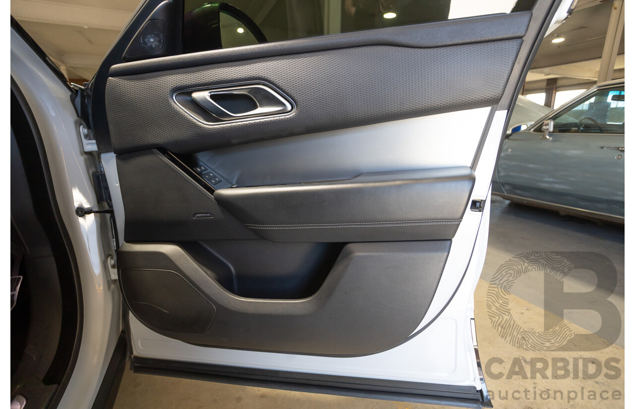 09/2017 Range Rover Velar D240 R-DYNAMIC S (AWD) MY18 4D Wagon Glacier White Turbo Diesel 2.0L