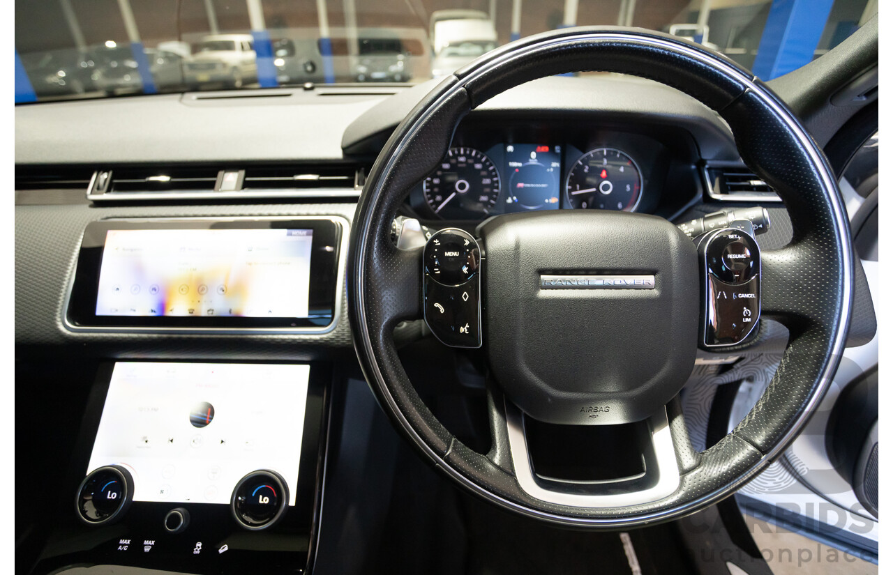09/2017 Range Rover Velar D240 R-DYNAMIC S (AWD) MY18 4D Wagon Glacier White Turbo Diesel 2.0L