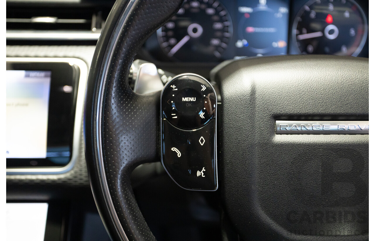 09/2017 Range Rover Velar D240 R-DYNAMIC S (AWD) MY18 4D Wagon Glacier White Turbo Diesel 2.0L