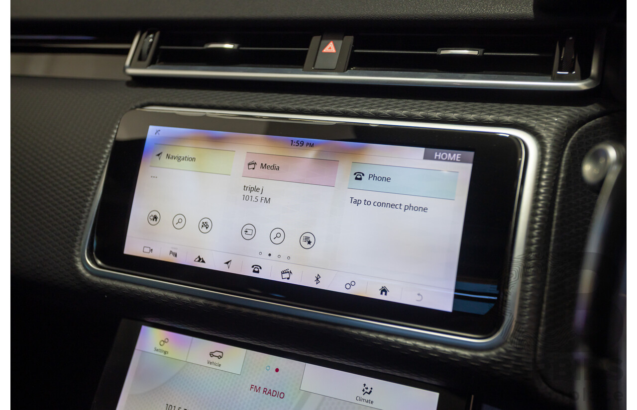 09/2017 Range Rover Velar D240 R-DYNAMIC S (AWD) MY18 4D Wagon Glacier White Turbo Diesel 2.0L