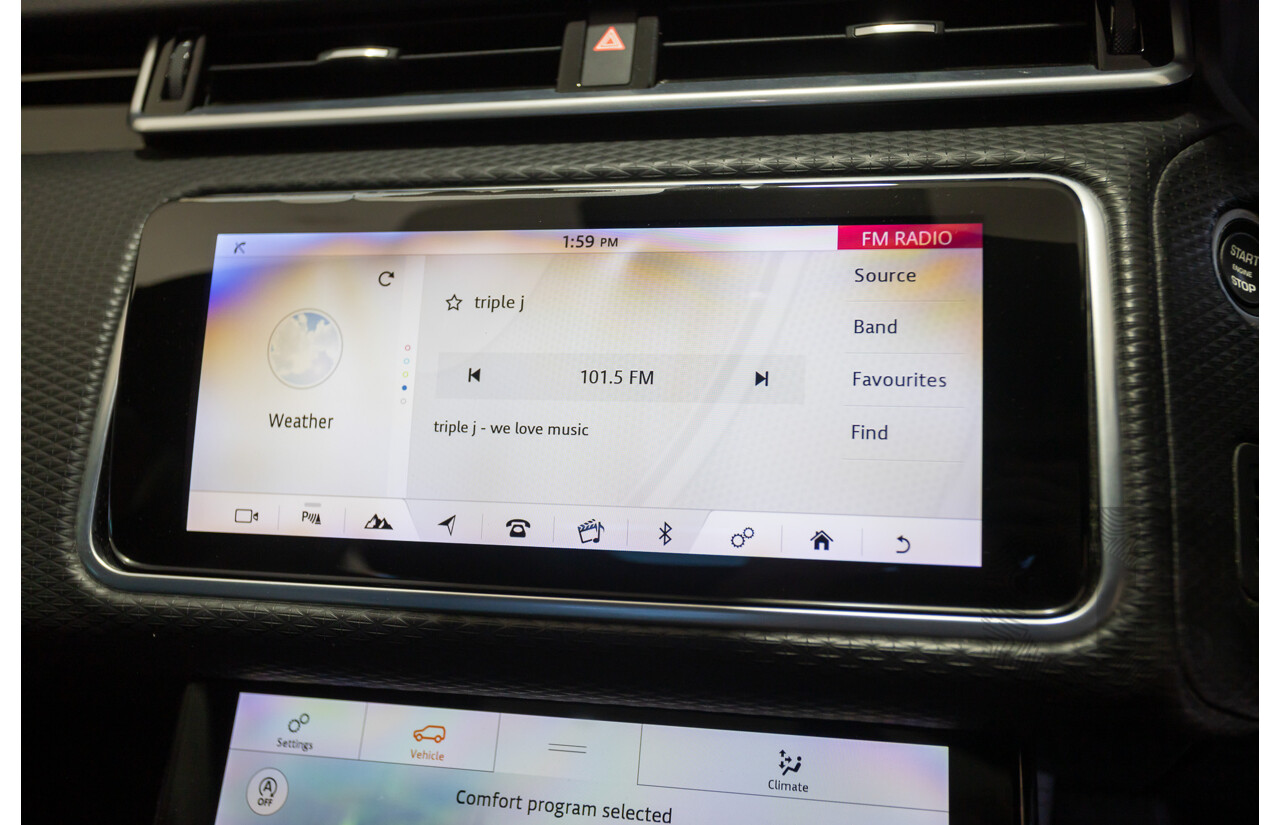 09/2017 Range Rover Velar D240 R-DYNAMIC S (AWD) MY18 4D Wagon Glacier White Turbo Diesel 2.0L