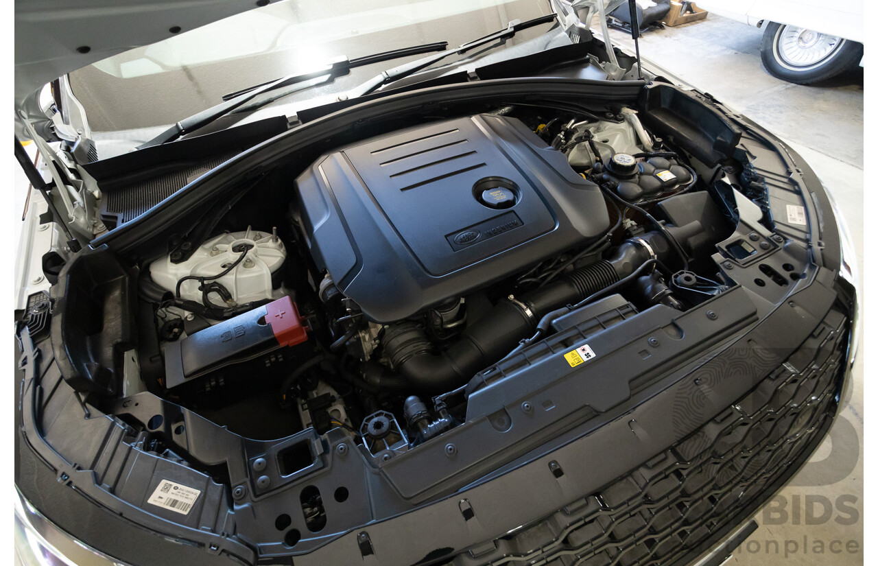 09/2017 Range Rover Velar D240 R-DYNAMIC S (AWD) MY18 4D Wagon Glacier White Turbo Diesel 2.0L