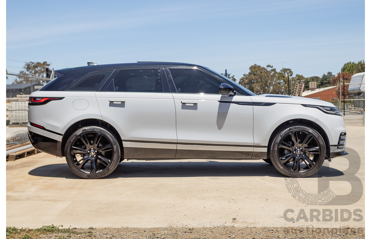 09/2017 Range Rover Velar D240 R-DYNAMIC S (AWD) MY18 4D Wagon Glacier White Turbo Diesel 2.0L