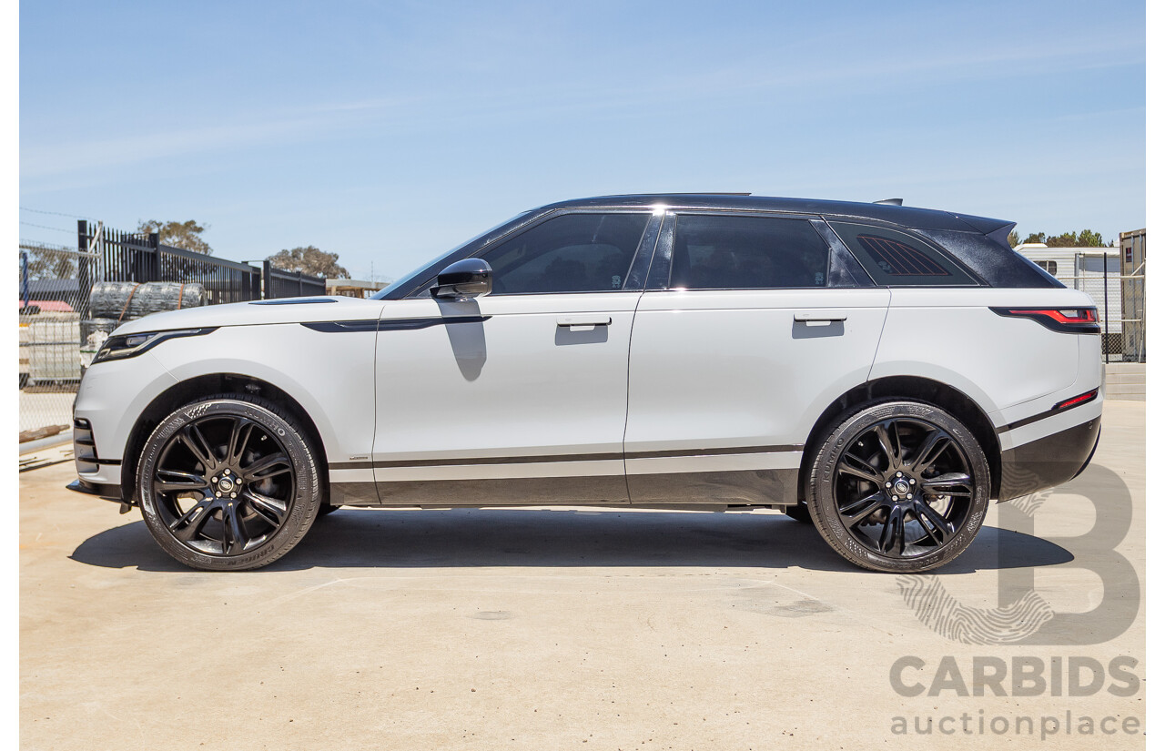 09/2017 Range Rover Velar D240 R-DYNAMIC S (AWD) MY18 4D Wagon Glacier White Turbo Diesel 2.0L