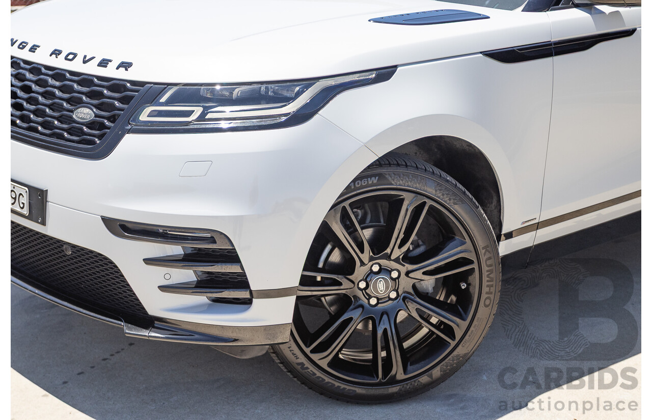 09/2017 Range Rover Velar D240 R-DYNAMIC S (AWD) MY18 4D Wagon Glacier White Turbo Diesel 2.0L