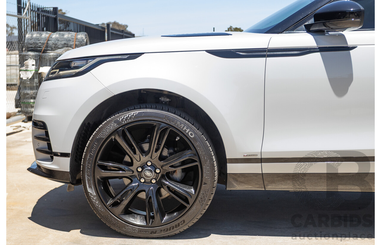 09/2017 Range Rover Velar D240 R-DYNAMIC S (AWD) MY18 4D Wagon Glacier White Turbo Diesel 2.0L