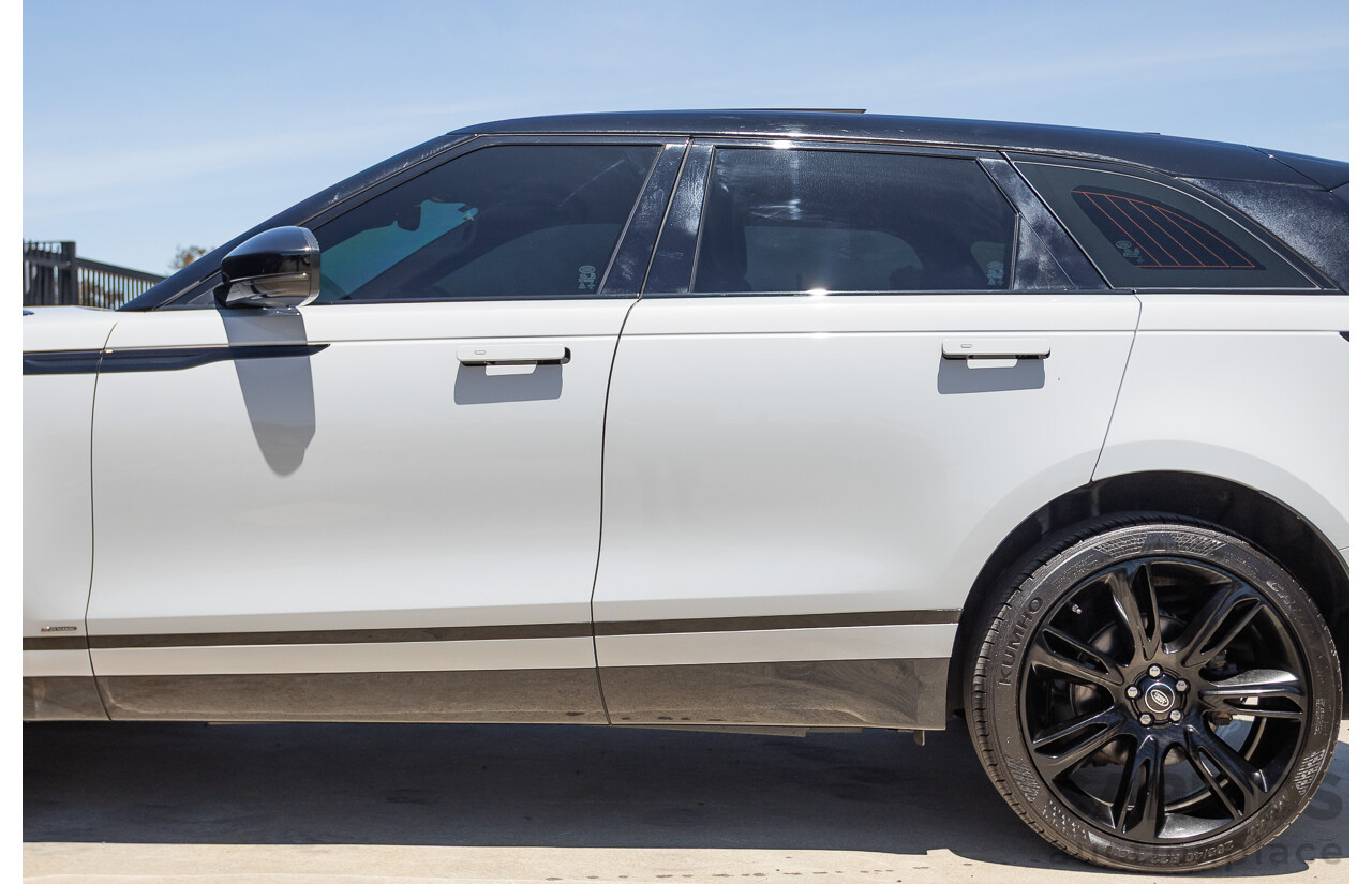 09/2017 Range Rover Velar D240 R-DYNAMIC S (AWD) MY18 4D Wagon Glacier White Turbo Diesel 2.0L