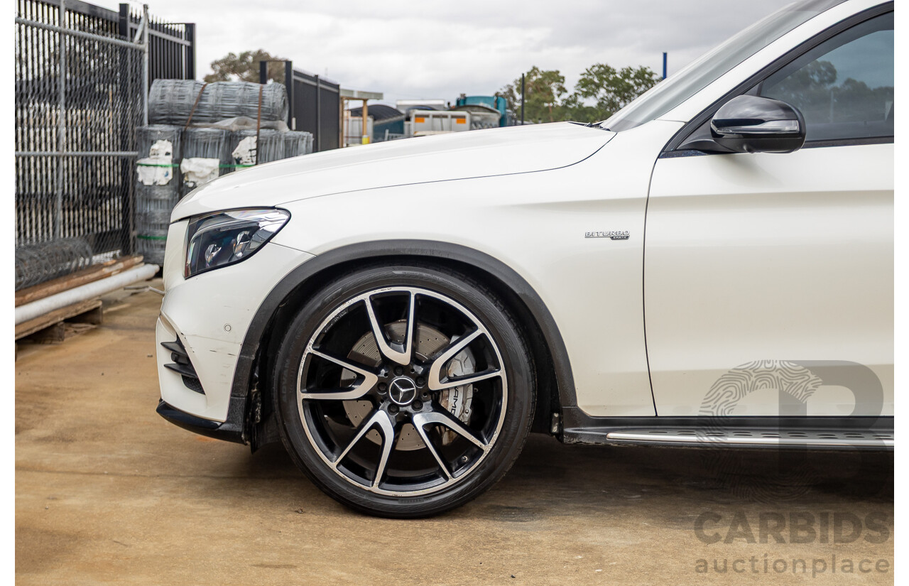 12/2016 Mercedes-Benz GLC 43 AMG (AWD) 253 MY17 4D Wagon Diamond White Bright Turbo 3.0L