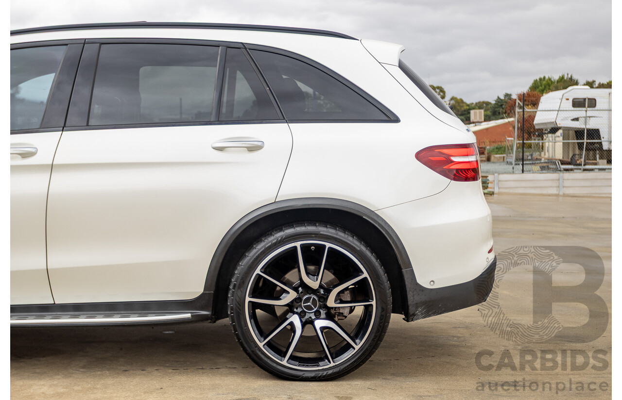 12/2016 Mercedes-Benz GLC 43 AMG (AWD) 253 MY17 4D Wagon Diamond White Bright Turbo 3.0L