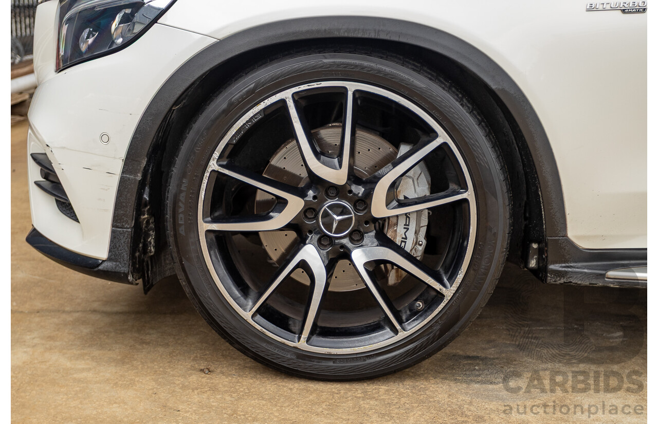 12/2016 Mercedes-Benz GLC 43 AMG (AWD) 253 MY17 4D Wagon Diamond White Bright Turbo 3.0L