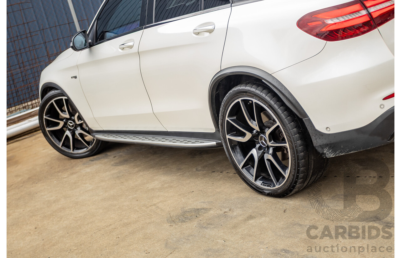 12/2016 Mercedes-Benz GLC 43 AMG (AWD) 253 MY17 4D Wagon Diamond White Bright Turbo 3.0L