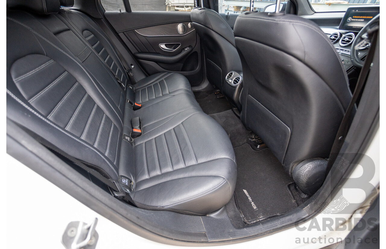 12/2016 Mercedes-Benz GLC 43 AMG (AWD) 253 MY17 4D Wagon Diamond White Bright Turbo 3.0L