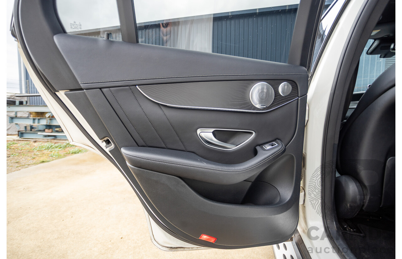 12/2016 Mercedes-Benz GLC 43 AMG (AWD) 253 MY17 4D Wagon Diamond White Bright Turbo 3.0L