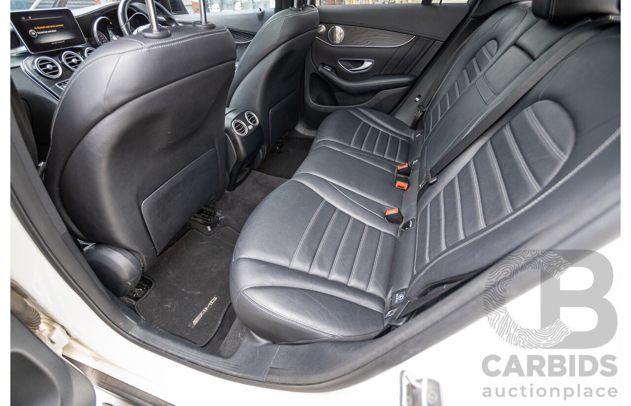 12/2016 Mercedes-Benz GLC 43 AMG (AWD) 253 MY17 4D Wagon Diamond White Bright Turbo 3.0L