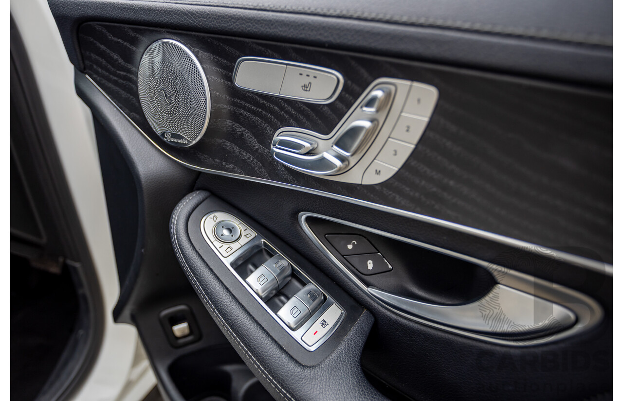 12/2016 Mercedes-Benz GLC 43 AMG (AWD) 253 MY17 4D Wagon Diamond White Bright Turbo 3.0L